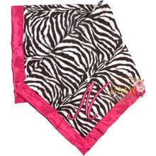 Load image into Gallery viewer, Zebra Minky Baby Blanket