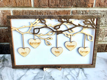 Load image into Gallery viewer, Hanging Tree Family Signs