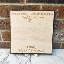 Load image into Gallery viewer, Father's Day Handprint Sign