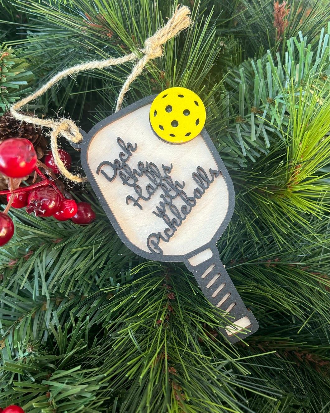 Pickleball Ornament