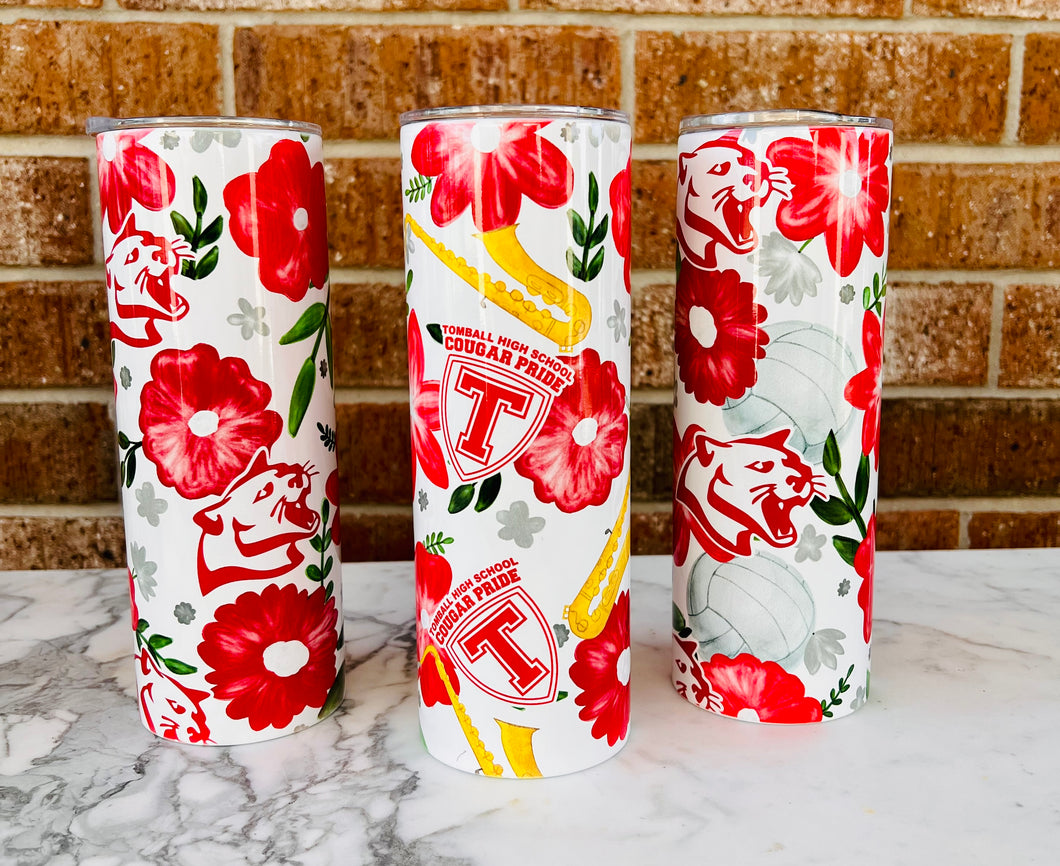 Cougar Pride Skinny Tumbler
