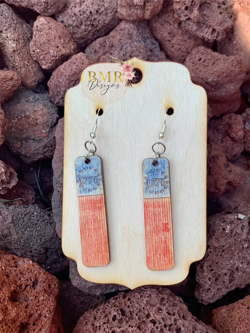 Slim Flag Earrings