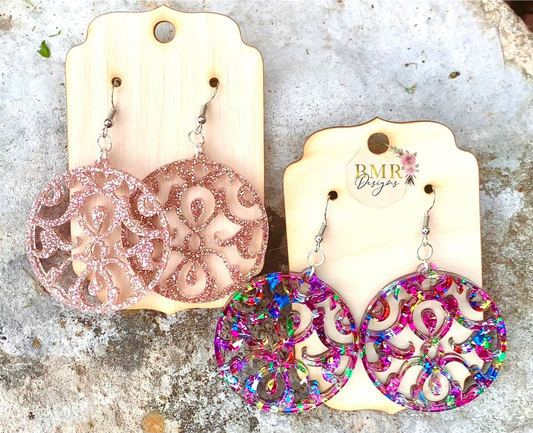 Circle Mandala Earrings