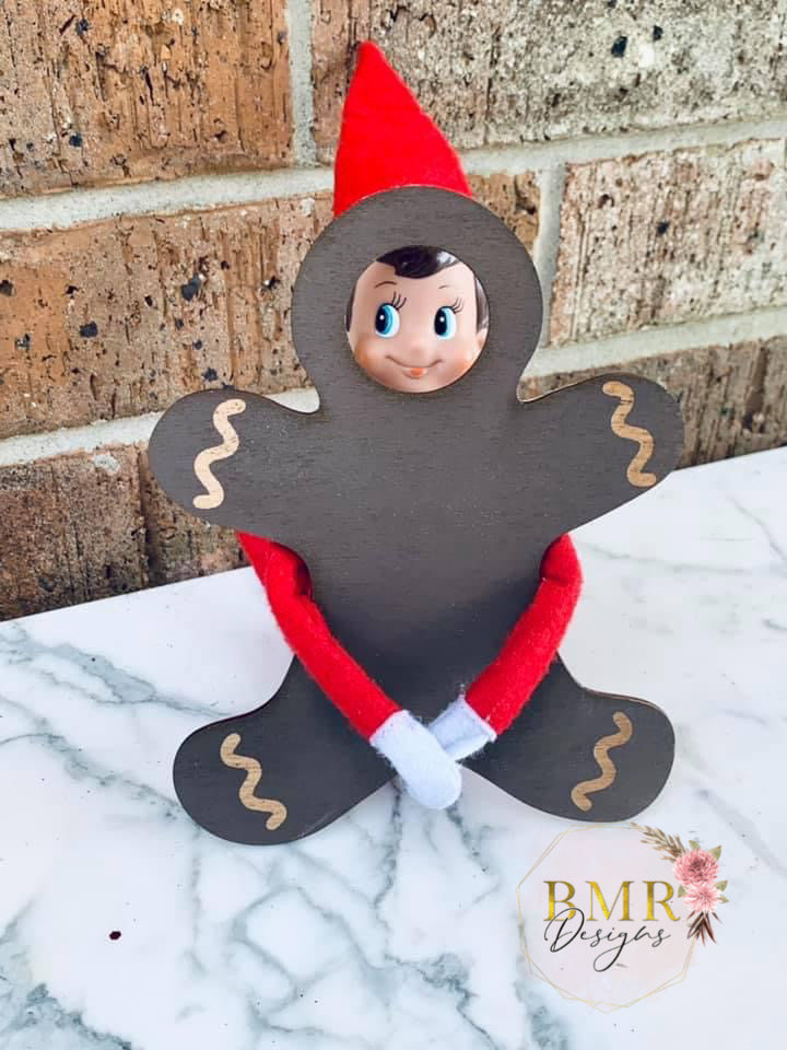 🎅 Santa’s Helper Gingerbread Photo Prop🎅