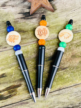 Load image into Gallery viewer, Beaded School Logo Pen
