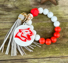 Load image into Gallery viewer, School Spirit Silicone Bead Keychain Bracelet
